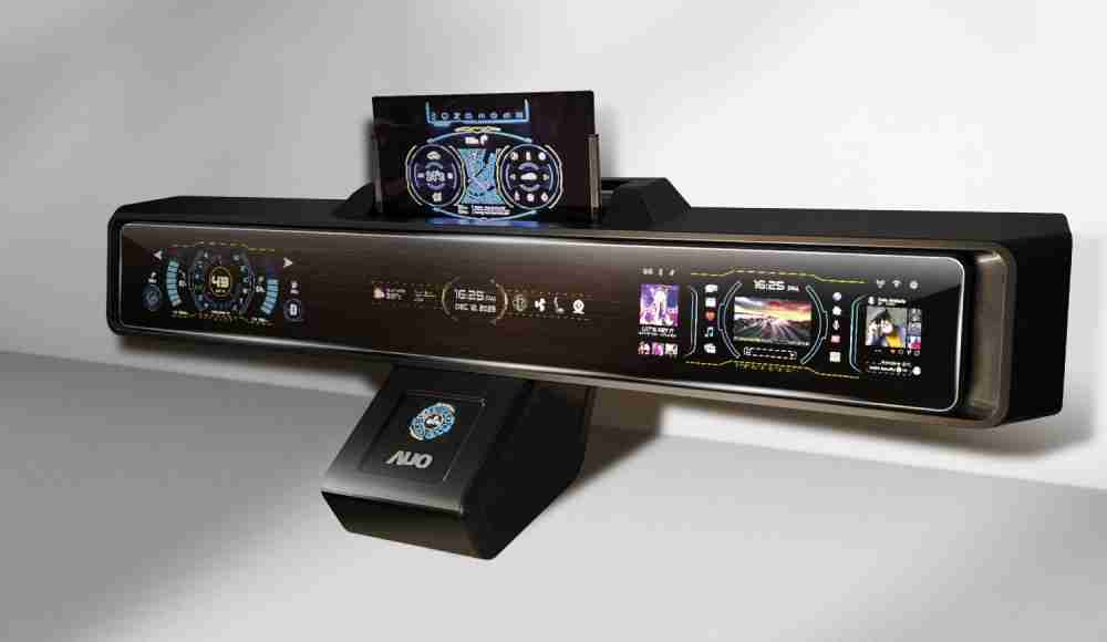 万利Micro LED沉浸式车舱显示方案结合 可卷式、、、可伸缩的Micro LED应用并可呈现不同的质感纹路，，，展现人性化设计